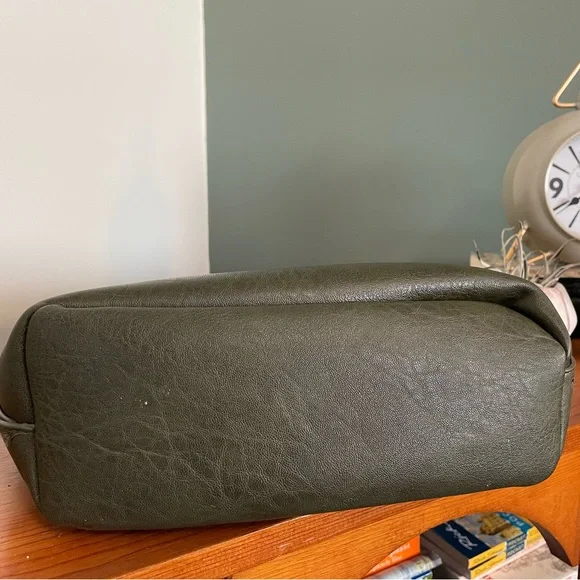 Anthropologie ‘Miranda’ Olive Green Tote Bag - Picture 6 of 7